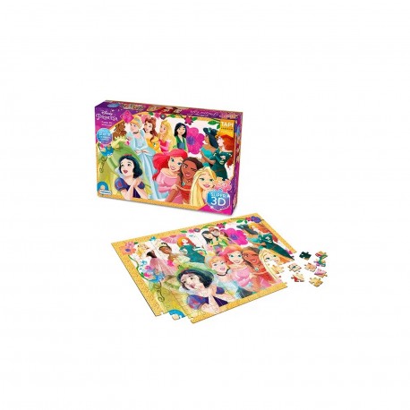 Dpu07393 Puzzle 3D Lenticular 100 Piezas Ultimate Princess