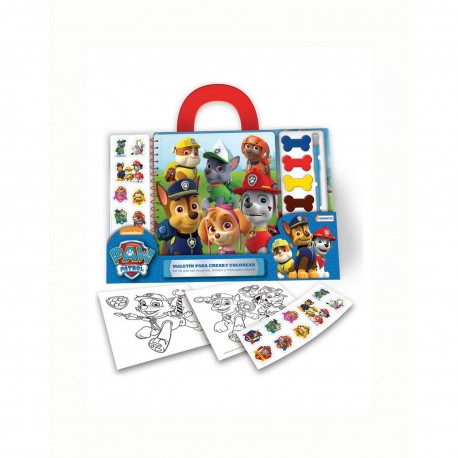 Spc09980 Maletin Para Crear Y Colorear Paw Patrol