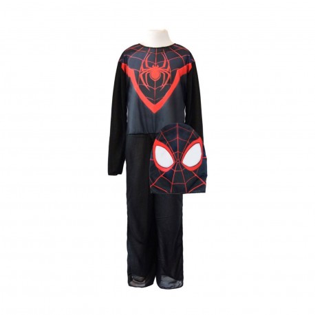 Cad 125710 Disfraz Miles Morales (Spiderman Negro) Con Luz Talle 1