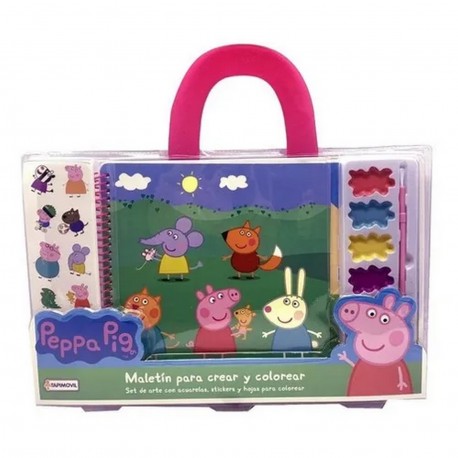 Epp06309 Maletin Para Crear Y Colorear Peppa Pig