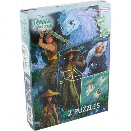 Dry00772 2 Puzzles 48 Y 56 Piezas Raya