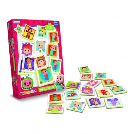 Coc00207 Memo Juego Con Base De Goma Cocomelon