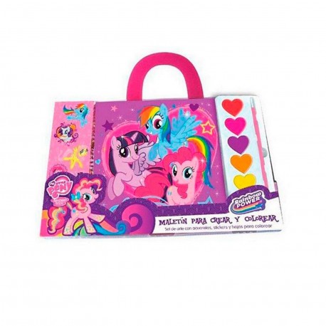 Hlp09338 Maletin Para Crear Y Colorear My Little Pony