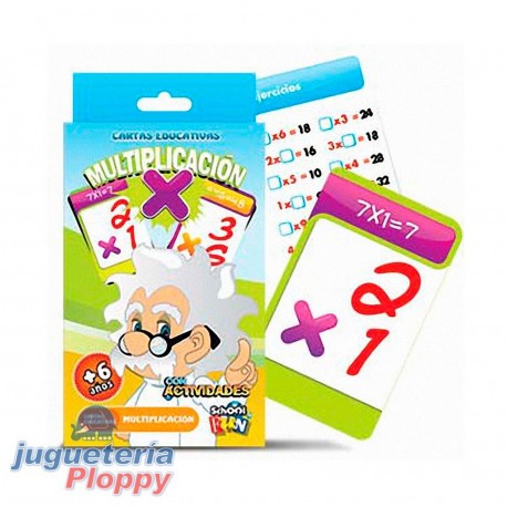 Cl-107/3 Cartas Educativas Multiplicacion