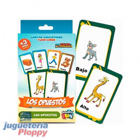 Cl-126/31 Cartas Educativas Los Opuestos