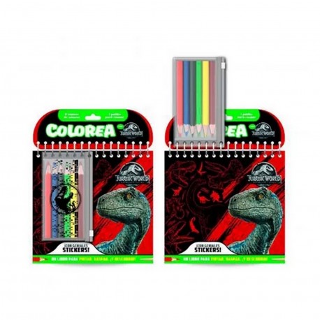 Colorea Activity Pad - Jurassic World