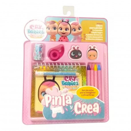 Blister Pinta Y Crea Cry Babies