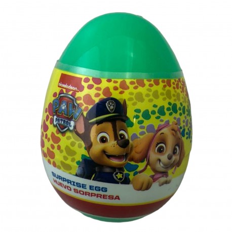 Huevos Sorpresa 6 Cm Muñeco Y Stickers Paw Patrol