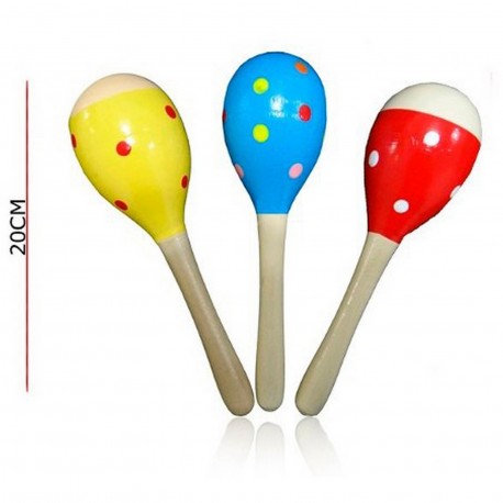 M211 Instrumento Maracas 15 Cm Vs.Colores