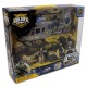 Bl6964 Helicoptero + Moto + Jeep Con Muñeco Y Accesorios