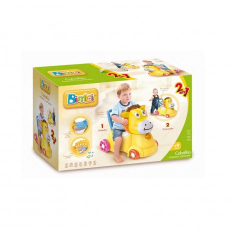 02-4205 Bimbi Caballito Andador Caminador 2 En 1