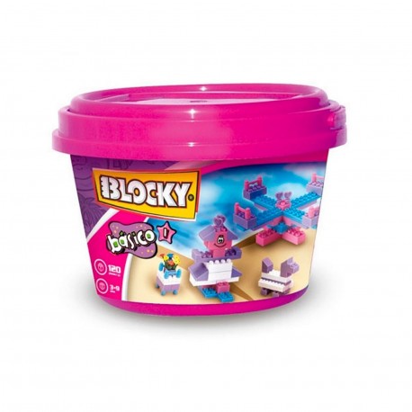 01-0612 Blocky Balde 1 Nena 120 Piezas