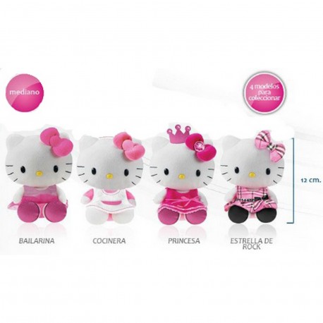 Hkpe2 Muñeca Hello Kitty Coleccion 4 Modelos