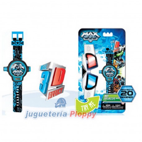 Mtrj26 Reloj Max Steel Proyector 3D