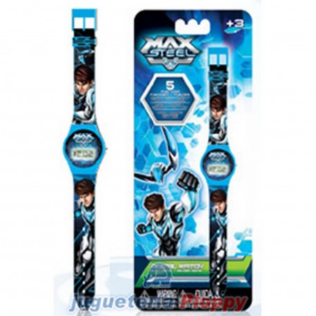 Mtrj6 Reloj Digital 5 Funciones Max Steel