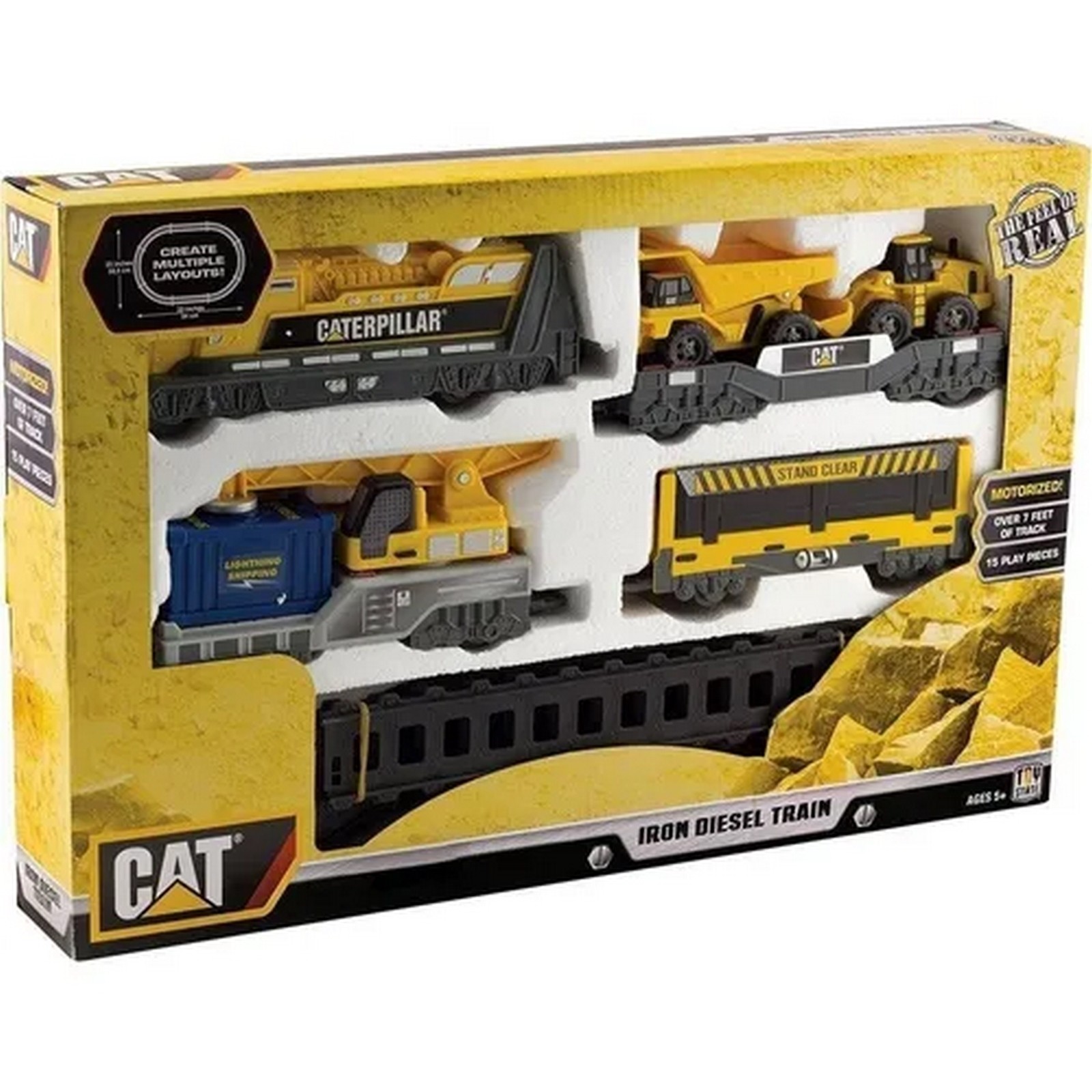 tren caterpillar de pilas