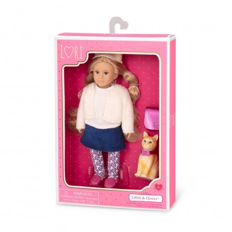 Lo31099Z Muñeca Lilith Con Su Gato Clover Lori
