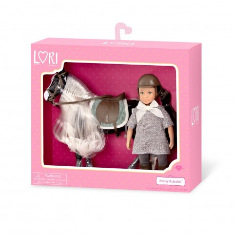 Lo31167Z Muñeca Jinete Ansley Con Caballo Arabel Lori