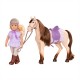 Lo31165Z Muñeca Jinete Marjorie Con Caballo Maple Lori