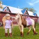 Lo31165Z Muñeca Jinete Marjorie Con Caballo Maple Lori