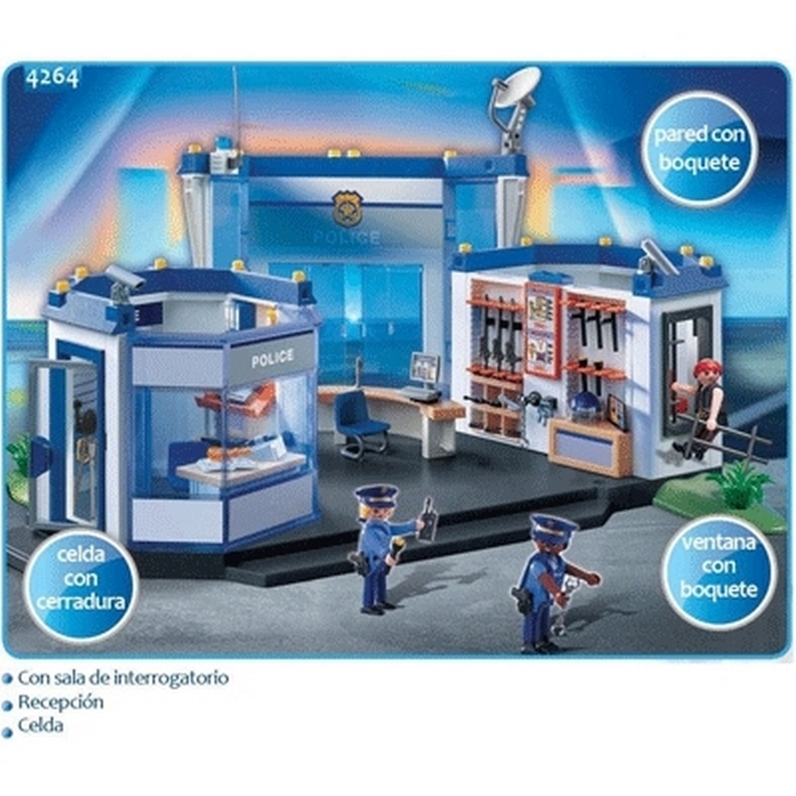 Coche Carcel Playmobil El Corte Ingles Police Playmobil Casa - Main Image