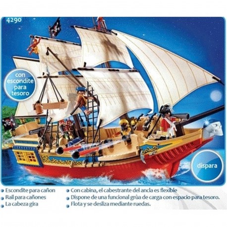 4290 Gran Barco Pirata De Camuflaje