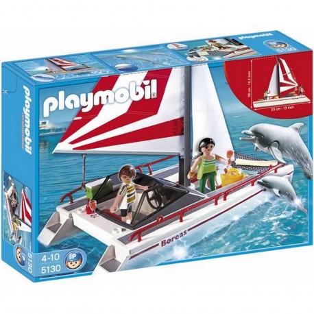 5130 Catamaran Y Delfines