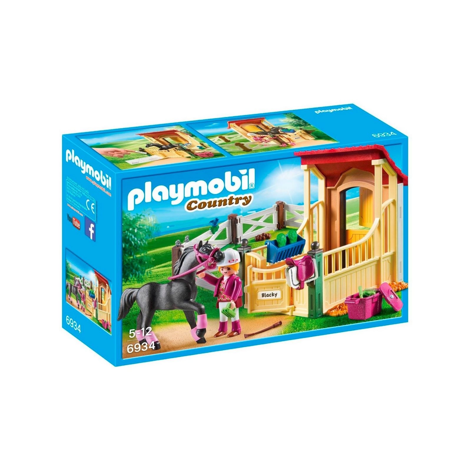 6934 Caballo Ã rabe Con Establo