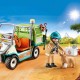 70346 Veterinario Del Zoológico Con Carrito Medico