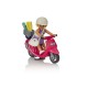 9084 Mujer Con Scooter