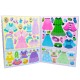 200730-33 Pequeñas Princesas Con Stickers 4 Modelos