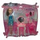 Ab-01775 Muñeca Con Accesorios X 9 Piezas