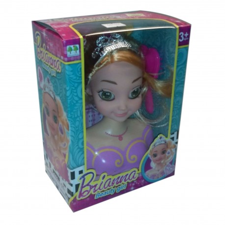 Ab-10281 Cabeza De Muñeca Para Peinar