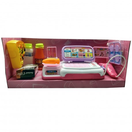 Ab-01658 Caja Registradora Funciona Con 2 Aa