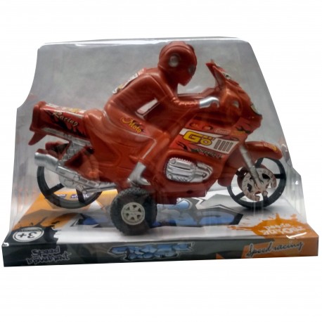 Ab-10258 Moto Con Muñeco A Friccion