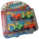 Ab-10170 Camiones Construccion X 4 Piezas Blister