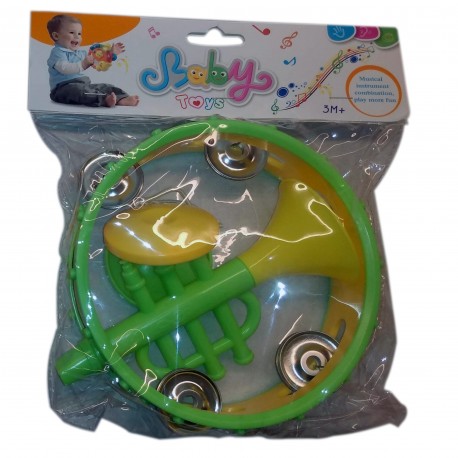 Ab-10142 Instrumentos Musicales X 3 Piezas Bolsa