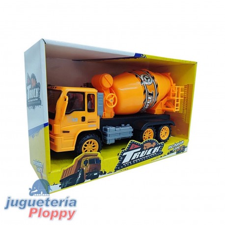 Ba-01939 Camion Mezclador Friccion 31.5X20X11.5 Cm