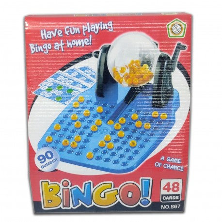 Ba-18071 Bingo Con Bolillero En Caja