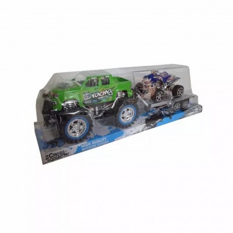 Ba-01683 Camioneta Friccion Con Con Moto