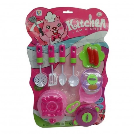 Ba-01803 Juego De Cocina Blister 12 Piezas