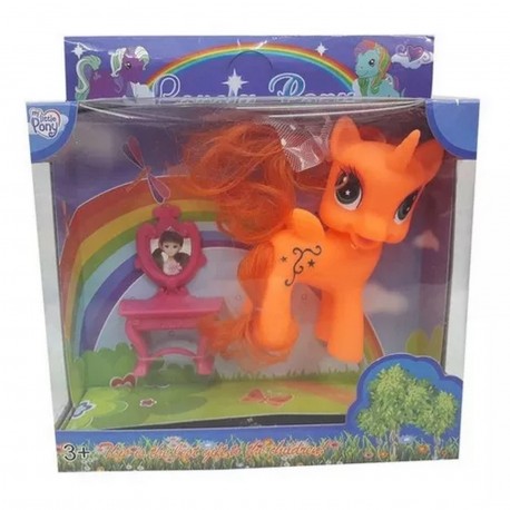 Ba-10756 Pony Con Accesorios Caja