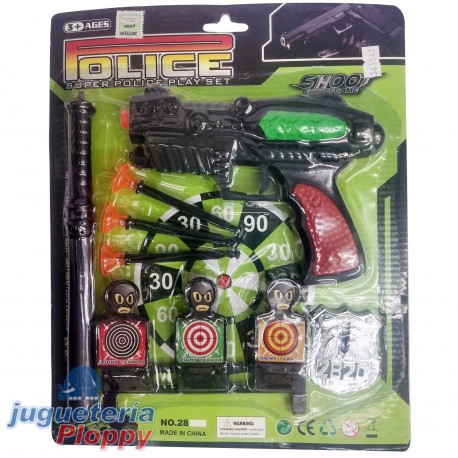 Ba-10414 Pistola Lanza Flechas 25.5X31.5X4 Cm