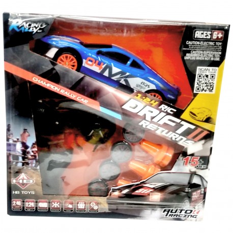 59920 Radio Control Drift Racer Con Luz Recargable Usb 1/24