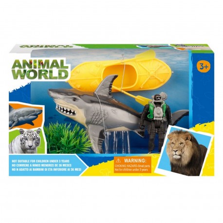 59620 Playset Animal World Con Tiburón