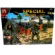 59760 Soldados En Base Militar Con Bloques En Caja