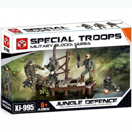 59790 Tropa De Elite Con Bloques En Caja