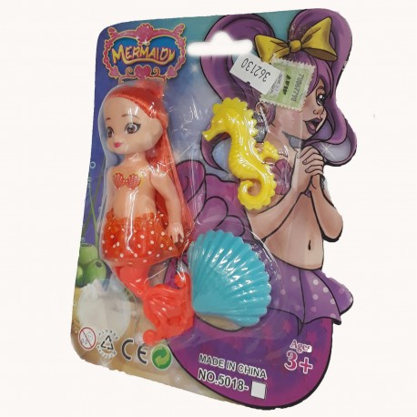 0066-6862 Sirena Articulad 12Cm Con Accesesorios