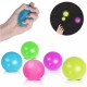 60010 Pelota Pegajosa Sticky De 6 Cm. Glow In The Dark. 4 Colores