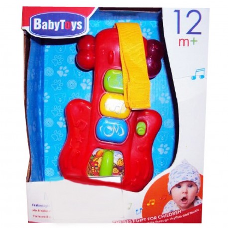 999-56 Guitarra Infantil Con Luz Y Sonido